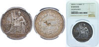 French Indochina 1 Piastre French Indochina French colony 1894 A 1 Piastre Silver (.900) Paris Mint (1308000) 27.215g NGC VF Chopmarked KM 5 Lec 266-275 -