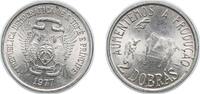 São Tomé and Príncipe 2 Dobras São Tomé and Príncipe Democratic Republic 1977 2 Dobras (FAO: Animal Husbandary) Copper-nickel Staatliche Münze Baden-Württember -