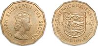 Jersey ¼ Shilling Jersey British dependency 1964 ¼ Shilling - Elizabeth II (1st portrait) Nickel brass Royal Mint (Tower Hill) (1200000) 6.87g UNC -