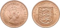 Jersey 1⁄12 Shilling Jersey 1964 1⁄12 Shilling - Elizabeth II (1st portrait) Bronze (1200000) 9.5g UNC KM 21 Schön 21 -