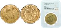 Colombia 8 Escudos Colombia Spanish colony 1783 NR JJ 8 Escudos - Charles III Gold (.901) Santa Fe de Nuevo Reino 27.067g NGC AU Bent KM 50 Hernánd -