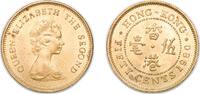 China 50 Cents China Hong Kong British colony 1980 50 Cents - Elizabeth II (2nd portrait) Nickel brass (79% Copper, 20% Zinc, 1% Nickel) (12000 -