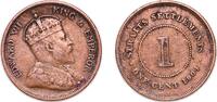 British Malaysia 1 Cent British Malaysia Straits Settlements British Malaysia 1904 1 Cent - Edward VII Bronze (6647444) 9.04g VF KM 19 -