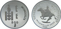 Mongolia 500 Tögrög Mongolia Republic 1998 500 Tögrög Millennium -