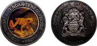 Malawi 10 Kwacha Malawi Republic 2010 10 Kwacha (Golden Harlequin) Silver plated copper-nickel (10000) 29.14g PF Schön 194.8 -