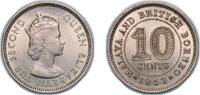 British Malaysia 10 Cents British Malaysia Malaya and British Borneo British colony 1953 10 Cents - Elizabeth II Copper-nickel (20000000) 2.85g UNC KM 2 S -