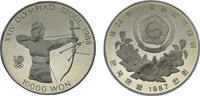 South Korea 10000 Won South Korea Republic 1987 10000 Won Olympic Games 1988 in Seoul, Archery -