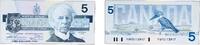Canada 5 Dollars Canada 1986 5 Dollars Paper AU Ch GPM BC-56 P 95 -