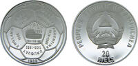Cambodia 20 Riels Cambodia People's Republic 1989 20 Riels 1990 FIFA world cup in Italy -