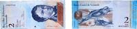 Venezuela 2 Bolivars Venezuela Bolivarian Republic 2012 2 Bolívares Paper UNC P 88 NCV bbcv2bsf-aa NCV bbcv2bsf-ab -
