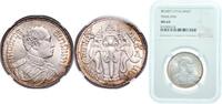 Thailand 1 Baht Thailand Kingdom of Siam BE2459 (1916) 1 Baht - Rama VI Silver (.900) 15g NGC MS 64 Y 45 -