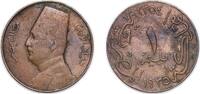 Egypt 1 Millieme Egypt Kingdom 1935 (AH1354) H 1 Millieme - Fuad (left) Bronze (18000000) 4.27g XF KM 344 Schön 51 -