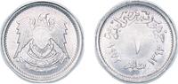 Egypt 1 Millieme Egypt 1972 (AH1392) 1 Millieme Aluminium (95% Aluminium and 5% Magnesium) (25000000) 0.62g UNC KM A423 Schön 134 MHC 327 -