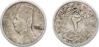 Egypt 2 Millièmes Egypt 1929 (AH1348) BP 2 Milliemes - Fuad (left) Copper-nickel (3500000) 2.44g VF KM 345 Schön 52 -