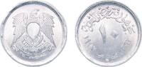 Egypt 10 Milliemes Egypt 1972 (AH1392) 10 Milliemes Aluminium (95% Aluminium and 5% Magnesium) (20000000) 1.8g UNC KM A426 Schön 136 MHC 330 -