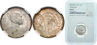 Thailand 1 Salung Thailand Kingdom BE2468 (1925) 1 Salung (1/4 Baht)- Rama VI Silver (.650) 3.75g NGC MS 62 Y 43a -