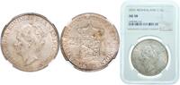 Netherlands 2½ Gulden Netherlands Kingdom 1931 2½ Gulden - Wilhelmina I Silver (.720) Royal Dutch Mint (4400000) 25g NGC AU 58 KM 165 Schön 24 -