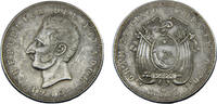 Ecuador 5 Sucres Ecuador Republic 1943 5 Sucres Antonio José de Sucre facing left -