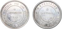 Spain 5 Pesetas Spain Kingdom 1873 (1973) Medal - 5 Pesetas Cantonal Revolution with number ¨37¨ Silver (50000) 27.07g UNC KM 716 Cal 5 Aureo 7 -