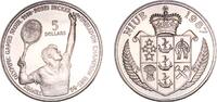 Niue 5 Dollars Niue New Zealand Dependent State 1987 5 Dollars - Elizabeth II (Boris Becker) Copper-nickel (80000) 28.36g BU KM 1 -