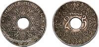 Morocco 25 Centimes Morocco Kingdom 1921 25 Centimes - Yusuf Copper-nickel Paris Mint (11018109) 5g XF Y 34.1 Schön 26 -