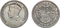 New Zealand ½ Crown New Zealand State 1935 ½ / Half Crown - George V Silver (.500) (612000) 13.87g VF KM 5 -