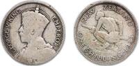 New Zealand 1 Shilling New Zealand 1933 1 Shilling - George V Silver (.500) (2000000) 5.44g VF KM 3 -