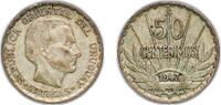 Uruguay 50 Centésimos Uruguay Oriental Republic of Uruguay 1943 So 50 Centésimos Silver (.720) (10800000) 7.17g XF KM 31 SA 57 CG 58 -