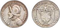 Panama ½ Balboa Panama Republic 1970 ½ Balboa Billon (.400 silver) (Copper .600) Mexico City Mint (610000) 11.4g XF KM 12a -