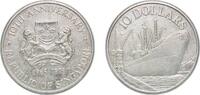 Singapore 10 Dollars Singapore Republic 1975 10 Dollars (Freighter beside Wharf; 10th Anniversary of Independence) Silver (.500) (Copper .500, Nickel -