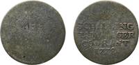 Germany 1 Schilling Courant Germany Free Hanseatic city of Hamburg Holy Roman Empire 1778 1 Schilling Courant Billon (.375 silver) Hamburg Mint 0.92g F KM -