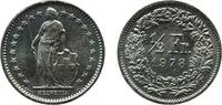 Switzerland ½ Franc Switzerland 1978 ½ Franc (Helvetia standing; copper-nickel) Copper-nickel (75% copper, 25% nickel) Bern Mint (20818000) 2.2g BU -