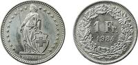 Switzerland 1 Franc Switzerland Federal State 1984 1 Franc (Helvetia standing; copper-nickel) Copper-nickel (75% copper, 25% nickel) Bern Mint (1400 -