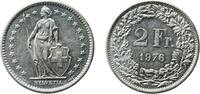 Switzerland 2 Francs Switzerland 1976 2 Francs (Helvetia standing; copper-nickel) Copper-nickel (75% copper, 25% nickel) Bern Mint (5006000) 8.86g BU -