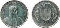 Switzerland 5 Francs Switzerland 1977 5 Francs (Herdsman; copper-nickel; embossed edge) Copper-nickel (75% copper, 25% nickel) Bern Mint (2009000) 13 -