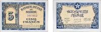 Morocco 5 Francs Morocco Kingdom 1943 5 Francs (20000000) XF P 24 -