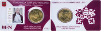 Vatican City 50 Euro Cents 2017 R Utrecht Mint Vatican City 2017 R 50 Eu... 22,00 EUR  plus 12,00 EUR verzending