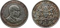 Kenya 1 Shilling Kenya Republic 1989 1 Shilling (Copper-nickel) Copper-nickel Royal Mint 7.84g XF KM 20 Schön 20 -
