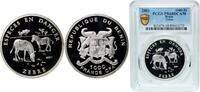 Benin 1000 Francs CFA Benin Republic 2001 1000 Francs CFA (Zebra) Silver (.999) Pugang Coins Corp Mint 20g PCGS PR 68 KM 64 -