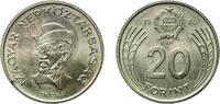 Hungary 20 Forint Hungary People's Republic 1984 BP. 20 Forint Copper-nickel Hungarian mint (31016000) 7.07g UNC KM 630 Schön 128 ÉH 1631 Adamo F -