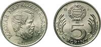 Hungary 5 Forint Hungary People's Republic 1984 BP. 5 Forint (Lajos Kossuth; small issue) Copper-nickel Hungarian mint (25018000) 4.95g UNC KM 6 -