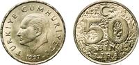 Turkey 50 000 Lira Turkey Republic 1997 50 000 Lira Nickel brass (69.5% Copper, 18% Zinc, 12% Nickel, 0.5% Manganese) Turkish State Mint (14175000) -