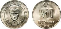 Turkey 250 000 Lira 2002 Turkish State Mint Turkey Republic 2002 250 000... 4,40 EUR  plus 12,00 EUR verzending