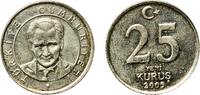Turkey 25 Kuruş 2005 Turkish State Mint Turkey Republic 2005 25 Yeni Kur... 3,30 EUR  plus 12,00 EUR verzending
