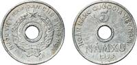 Vietnam 5 Xu Vietnam 1958 5 Xu Aluminium Thông Bảo Nha Mint 1.52g VF Scratches KM 7 Schön 63 -