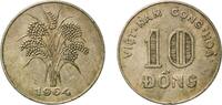 Vietnam 10 Đồng Vietnam Military Revolutionary Council 1964 10 Đồng Copper-nickel (75% Copper, 25% Nickel) Royal Mint (45000000) 5.53g XF KM 8 -