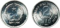 Vietnam 2 Haos Vietnam Socialist Republic 1976 2 Hao Aluminium Royal Mint 1.42g UNC KM 12 Schön 65 -