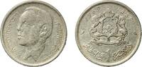 Morocco 1 Dirham Morocco Sultanate AH 1389 (1969) 1 Dirham - Hassan II (1st portrait) Nickel Paris Mint (17200000) 5.91g VF Y 56 Schön 48 -