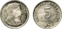 Argentina 5 Centavos Argentina Federal Republic 1956 5 Centavos (smaller head; smooth edge) Copper-nickel clad steel Buenos Aires Mint (36870000) 2.0 -