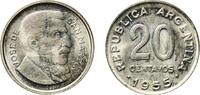 Argentina 20 Centavos Argentina Federal Republic 1955 20 Centavos (smaller head; smooth edge) Nickel clad steel Buenos Aires Mint (46952000) 3.96g UNC -